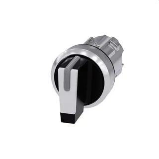 Siemens Knebelschalter beleuchtbar 22mm rund schwarz weiss