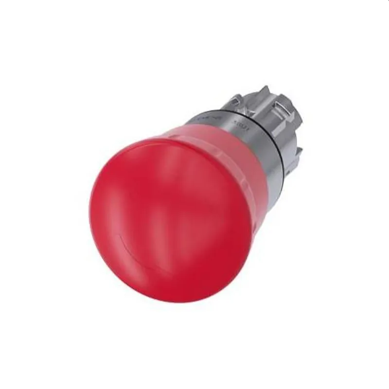 Siemens Not-Aus-Pilztaster 22mm rund rot Drehentriegelung 3SU1050-1HB20-0AA0