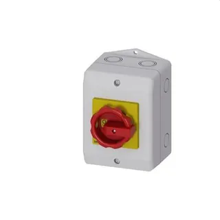 Siemens Not-Aus-Schalter 3polig 1N-+ 1PE-Klemme 3LD2164-0TB53