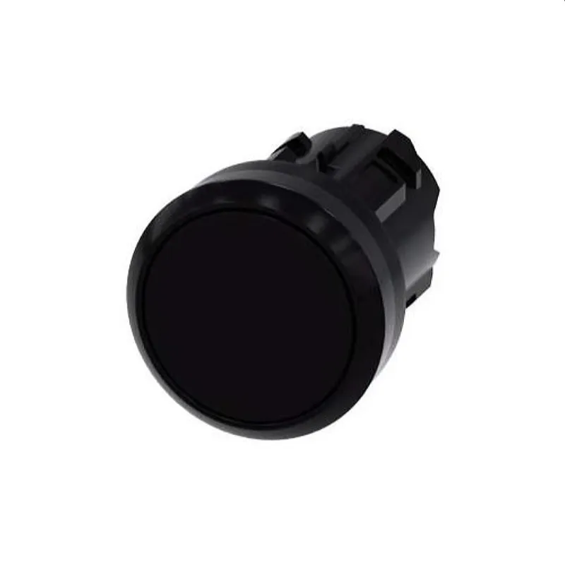 Siemens Drucktaster 22mm rund schwarz 3SU1000-0AB10-0AA0