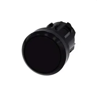 Siemens Drucktaster 22mm rund schwarz 3SU1000-0AB10-0AA0