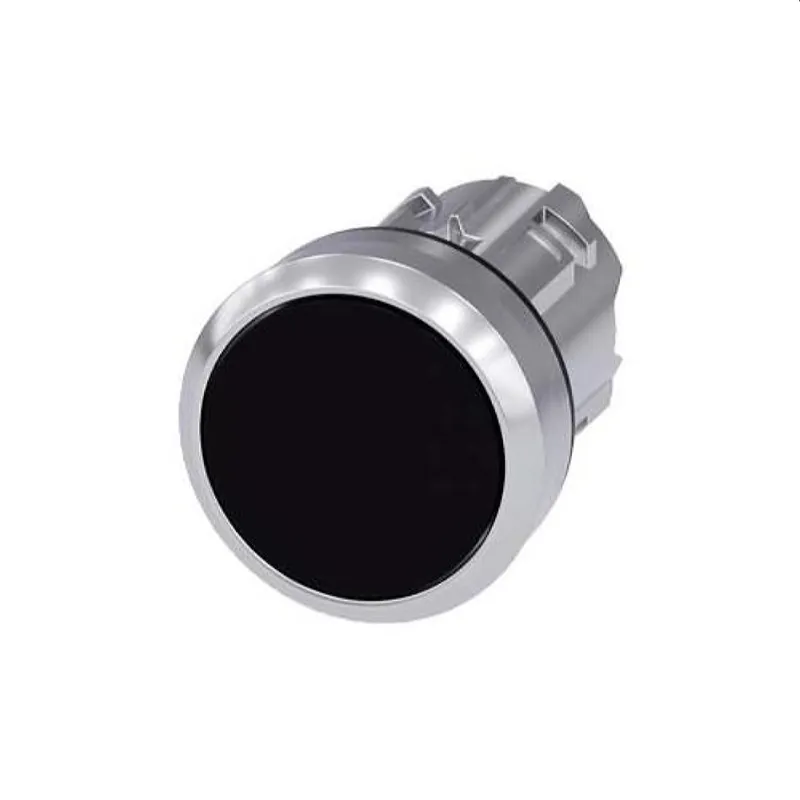 Siemens Drucktaster 22mm rund schwarz 3SU1050-0AB10-0AA0