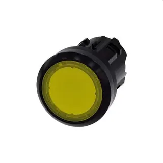 Siemens Drucktaster beleuchtet 22mm rund gelb 3SU1001-0AB30-0AA0