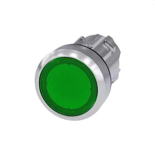 Siemens Drucktaster beleuchtet 22mm rund gruen 3SU1051-0AA40-0AA0
