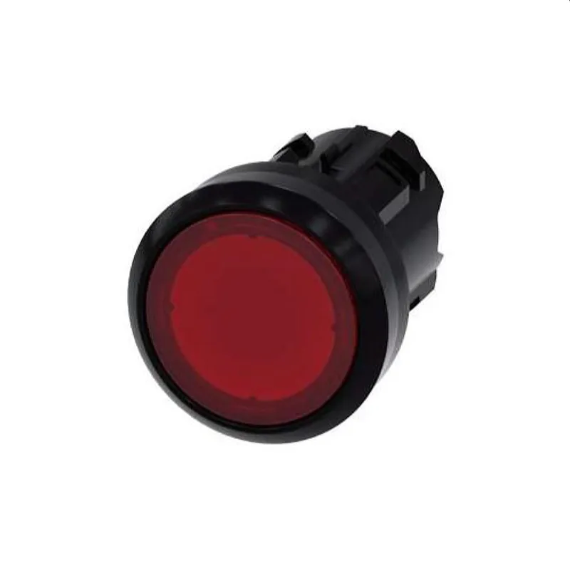 Siemens Drucktaster beleuchtet 22mm rund rot 3SU1001-0AB20-0AA0