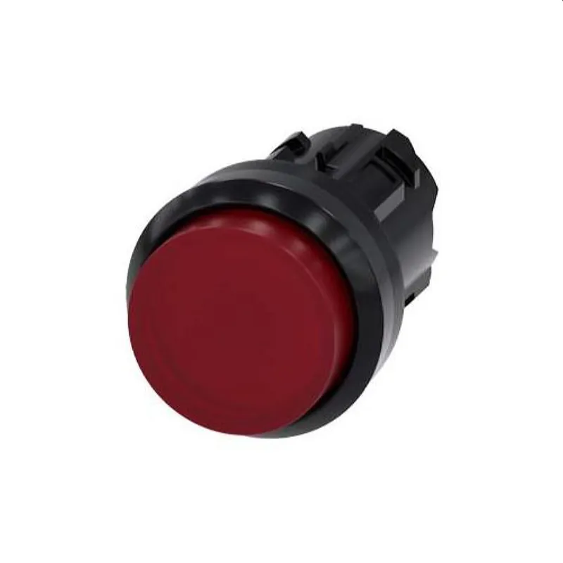 Siemens Drucktaster beleuchtet 22mm rund rot 3SU1001-0BB20-0AA0