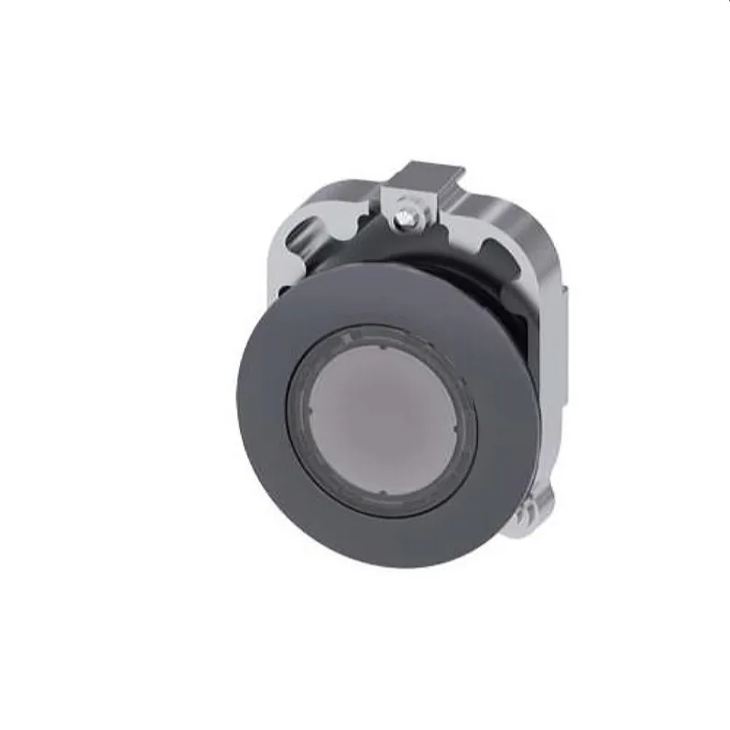 Siemens Drucktaster beleuchtet 30mm rund Metall matt klar 3SU1061-0JD70-0AA0