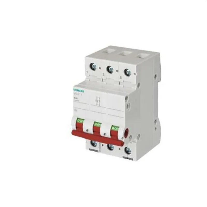 Siemens Ausschalter 5TL1363-1 63A 3polig mit rotem Griff