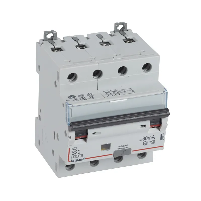 Legrand FI / LS-Kombination 411225 DX3 B20A 4P 6KA 30MA A