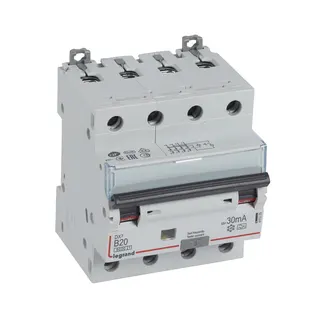 Legrand FI / LS-Kombination 411225 DX3 B20A 4P 6KA 30MA A