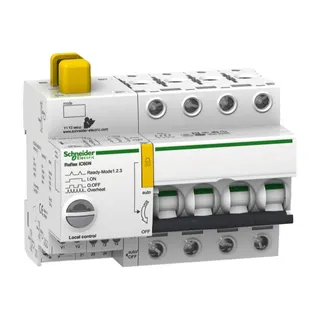 Schneider Electric fernschaltb. Leitungsschutzschalter A9C61463 B63A 4polig