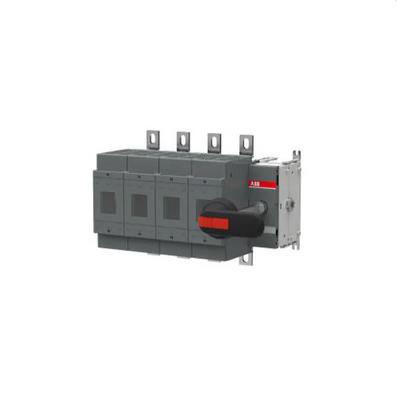 ABB Stotz-Kontakt Lasttrennschalter OS400D40N2P 4polig 400A Griff und Welle 1SCA022753R3550