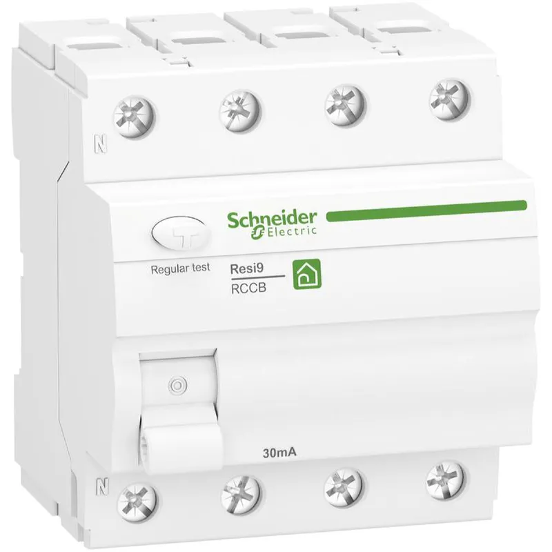 Schneider Electric Fehlerstrom-Schutzschalter Resi9 3P+N 63A 30mA Typ A R9R22463