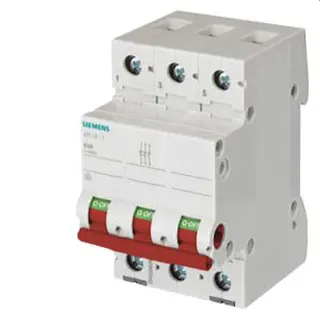 Siemens Ausschalter 100A 3polig mit rotem Griff 5TL1391-1