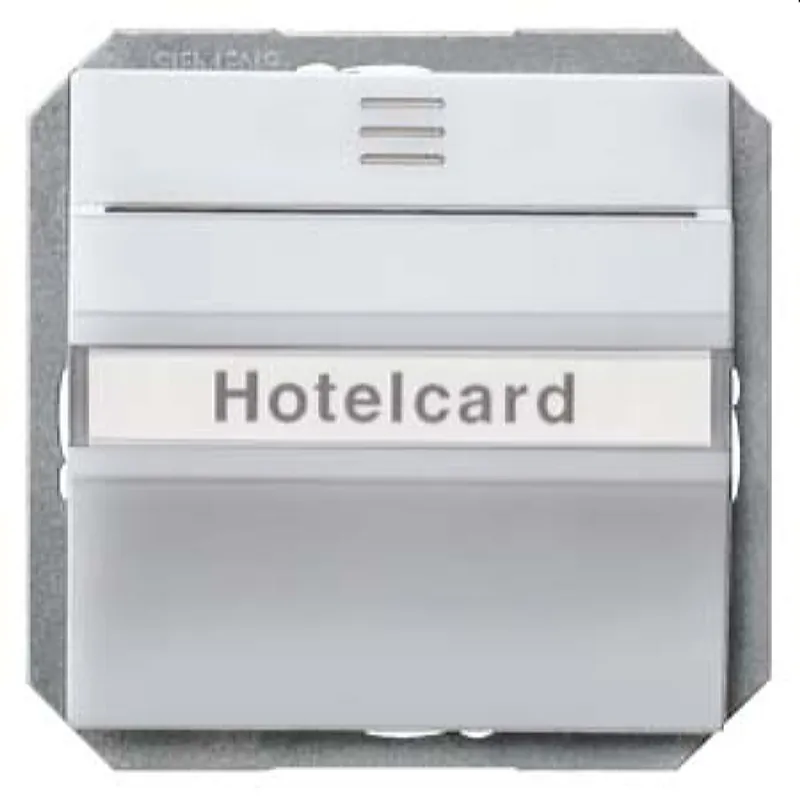 Siemens Hotelcard-Schalter aluminium-metallic 5TG4821