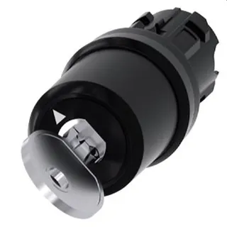 Siemens Schlüsselschalter CES 22mm rund Kunststoff Abzug O 3SU1000-5JF01-0AA0