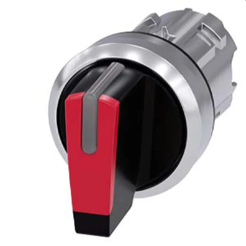 Siemens Knebelschalter beleuchtbar 22mm rund Metall rot 3SU1052-2BP20-0AA0