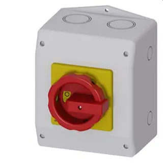 Siemens Hauptschalter 6polig 1 N-Klemme 3LD2265-4VD53
