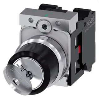 Siemens Schlüsselschalter RONIS 22mm rund O 3SU1150-4BF01-3PA0