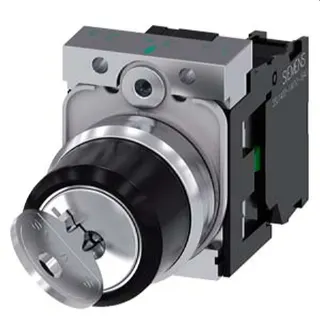 Siemens Schlüsselschalter RONIS 22mm rund O+I 3SU1150-4BF11-1BA0