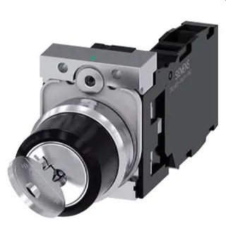 Siemens Schlüsselschalter RONIS 22mm rund O+I 3SU1150-4BF11-1FA0