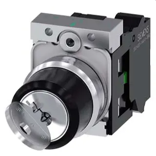 Siemens Schlüsselschalter RONIS 22mm rund O+I 3SU1150-4BF11-3BA0