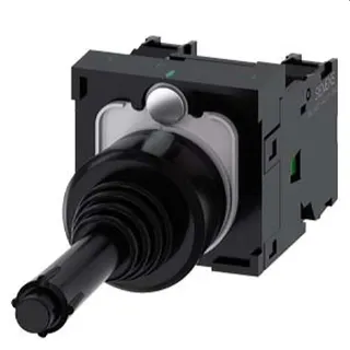 Siemens Koordinatenschalter 22mm rund schwarz waagerecht verrastend 3SU1100-7BA10-1NA0