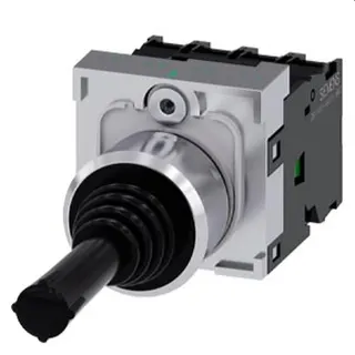 Siemens Koordinatenschalter 22mm rund schwarz in der O-Stellung 4S 3SU1150-7AF88-1QA0
