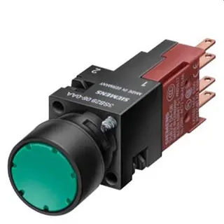 Siemens Drucktaster 16mm gelb flach 1S 3SB2202-0AD01