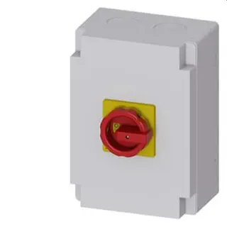 Siemens Haupt-/Not-Aus-Schalter 3polig 1 N-Klemme 3LD2766-1GP53