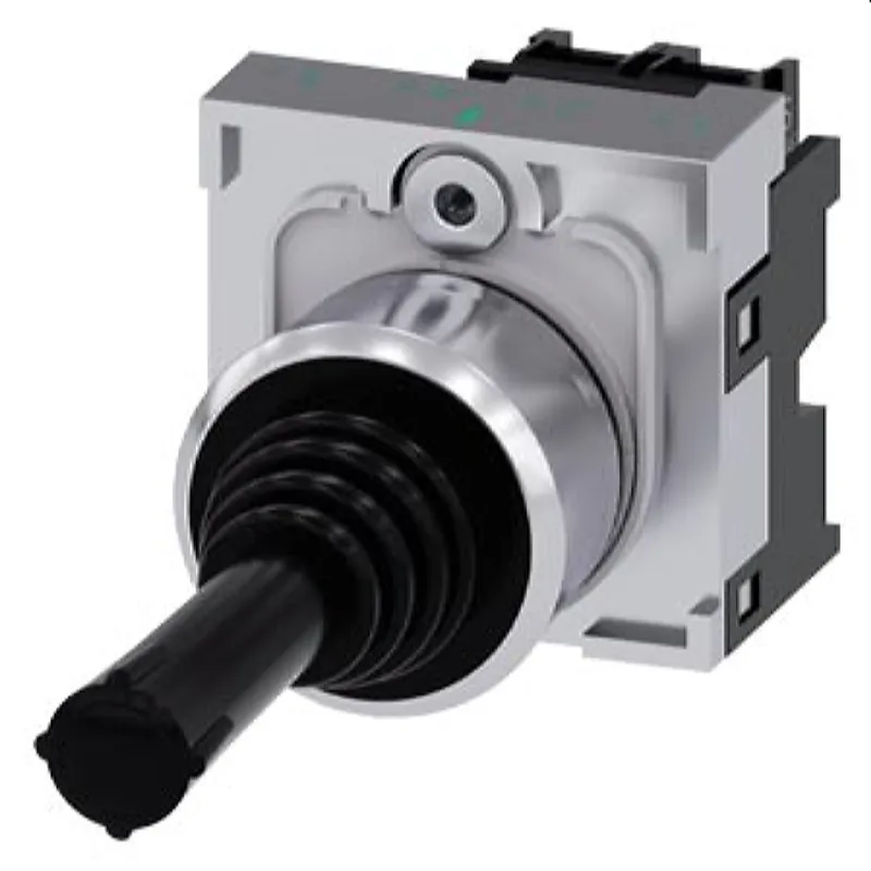 Siemens Koordinatenschalter 22mm rund schwarz senkrecht verrastend 3SU1150-7AB88-1NA0