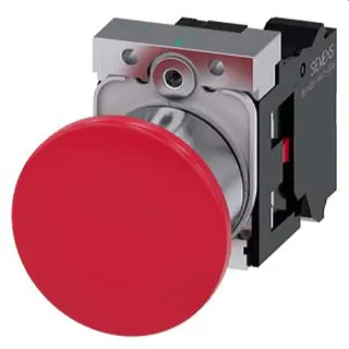 Siemens Pilzdrucktaster 22mm rund rot 1OE 3SU1150-1BA20-3CA0