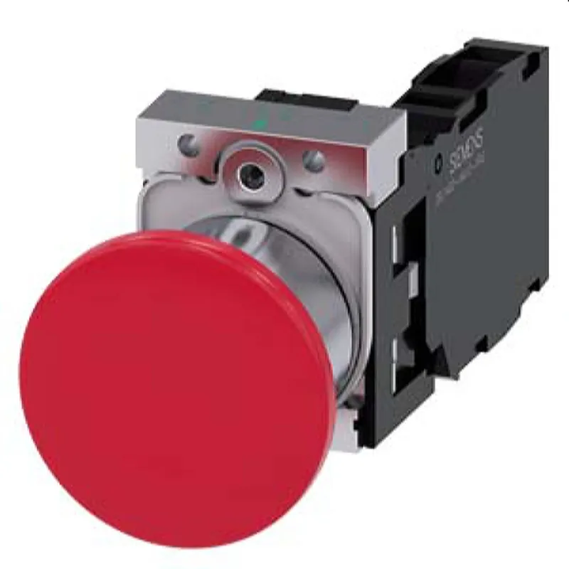 Siemens Pilzdrucktaster 22mm rund rot 1S+1OE 3SU1150-1BA20-1FA0