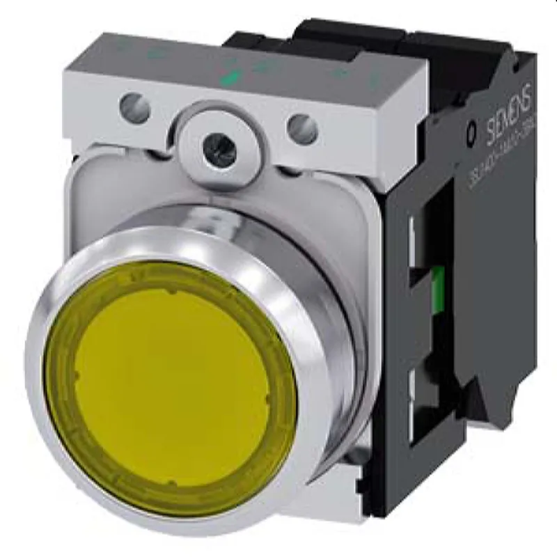 Siemens Drucktaster beleuchtet 22mm rund klar 1S 3SU1156-0AB30-3BA0