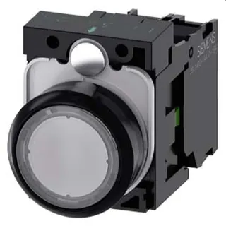Siemens Drucktaster beleuchtet 22mm rund klar 1S 3SU1103-0AB70-1BA0