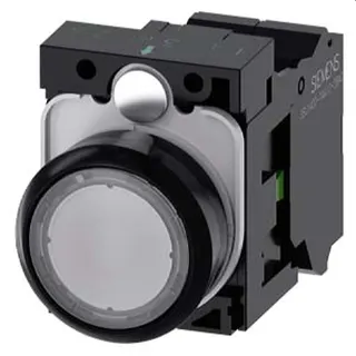 Siemens Drucktaster beleuchtet 22mm rund klar 1S 3SU1103-0AB70-3BA0