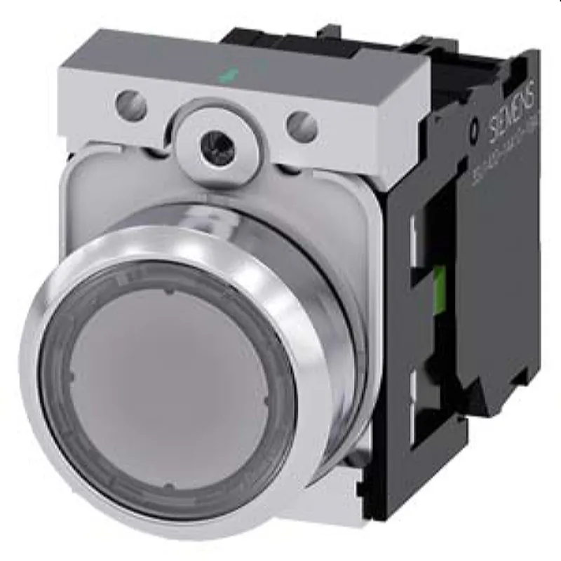 Siemens Drucktaster beleuchtet 22mm rund klar 1S 3SU1153-0AB70-1BA0