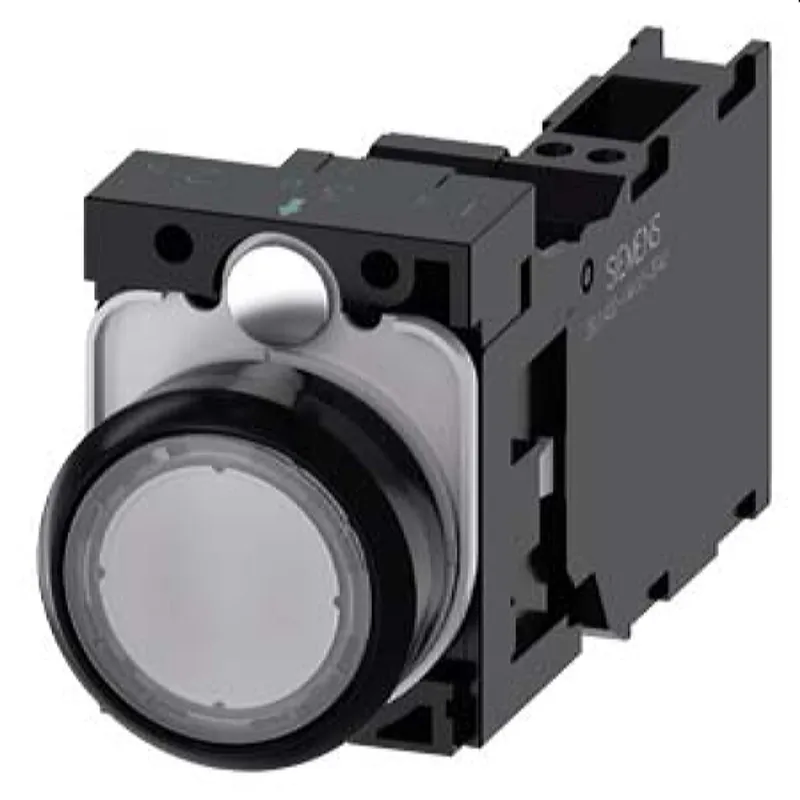 Siemens Drucktaster beleuchtet 22mm rund klar 1S1OE 3SU1102-0AB70-3FA0