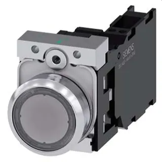 Siemens Drucktaster beleuchtet 22mm rund klar 1S1OE 3SU1153-0AB70-3FA0