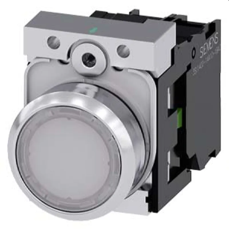 Siemens Drucktaster beleuchtet 22mm rund weiss 1S 3SU1152-0AB60-1BA0