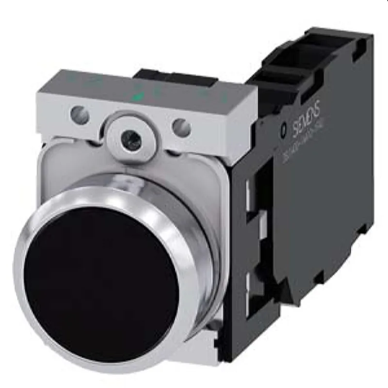 Siemens Drucktaster 22mm rund schwarz 1S1OE 3SU1150-0AB10-1FA0