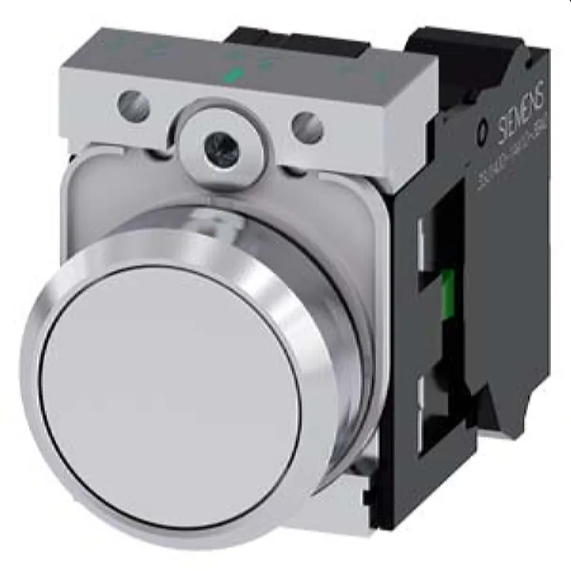 Siemens Drucktaster 22mm rund weiss 1S 3SU1150-0AB60-3BA0