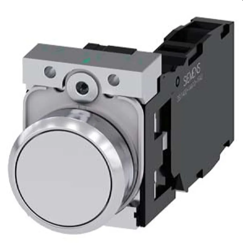 Siemens Drucktaster 22mm rund weiss 1S1OE 3SU1150-0AB60-1FA0