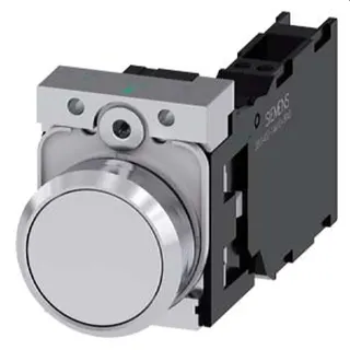 Siemens Drucktaster 22mm rund weiss 1S1OE 3SU1150-0AB60-3FA0