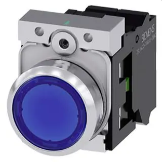 Siemens Drucktaster beleuchtet 22mm rund grün 1S 3SU1156-0AB50-3BA0