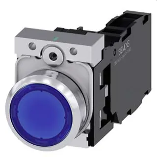 Siemens Drucktaster beleuchtet 22mm rund grün 1S1OE 3SU1156-0AB50-1FA0