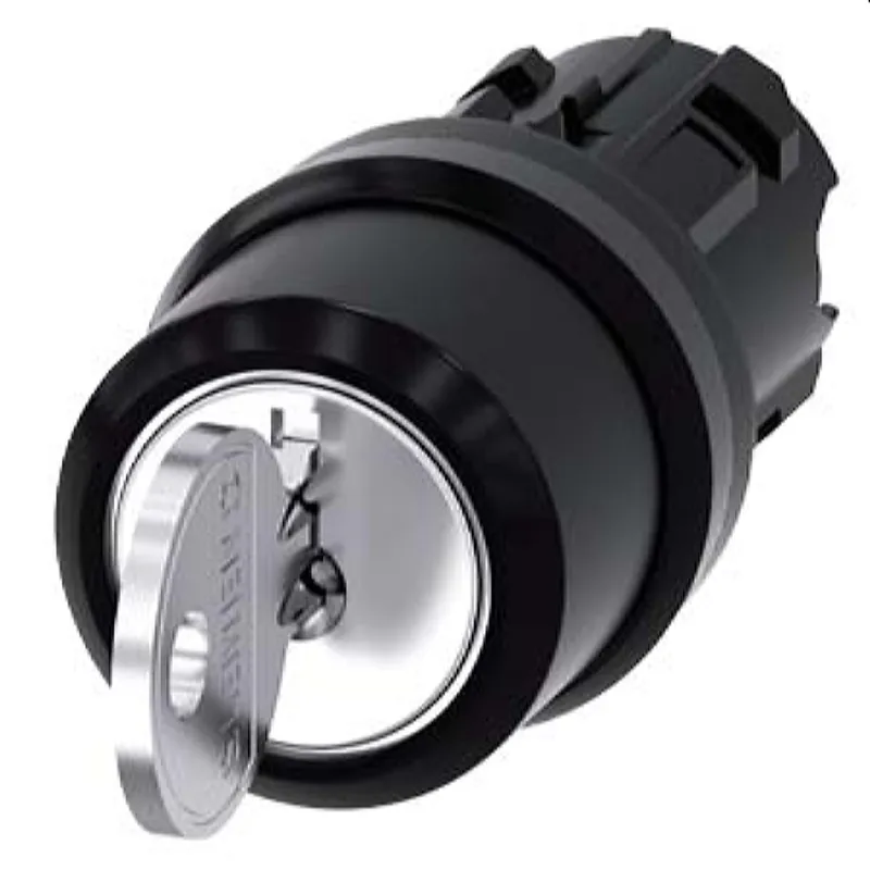 Siemens Schlüsselschalter RONIS 22mm rund I+O+II 3SU1000-4CL11-0AA0