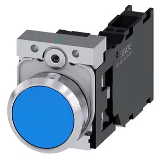 Siemens Drucktaster 22mm rund blau 1S1OE 3SU1150-0AB50-3FA0