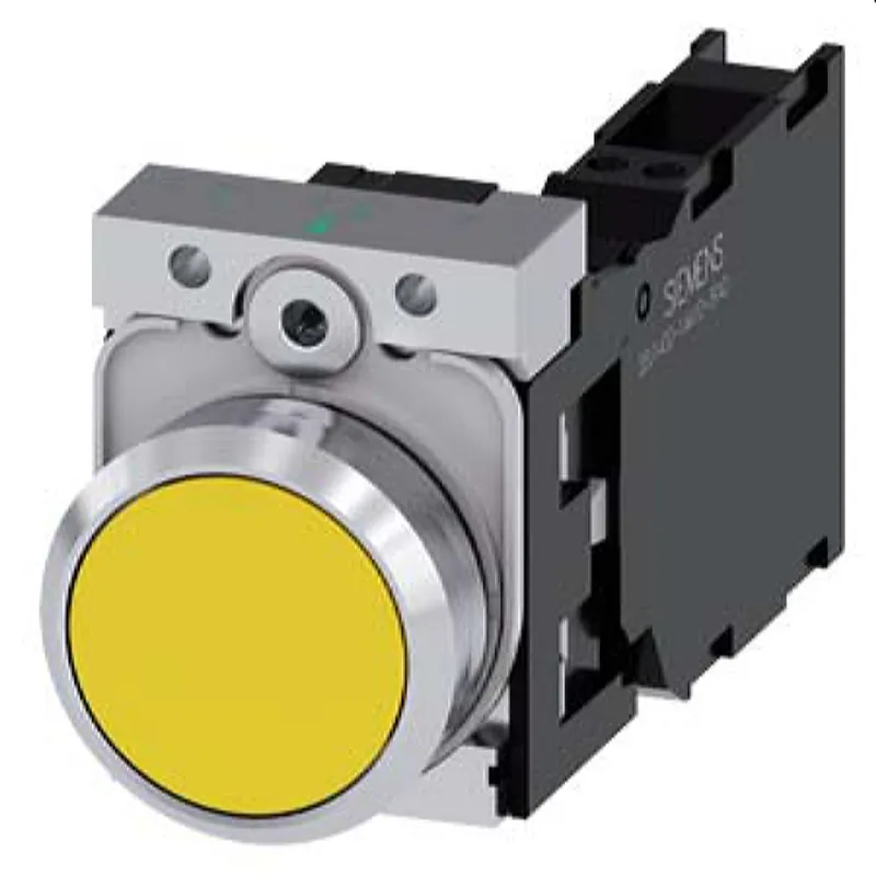 Siemens Drucktaster 22mm rund gelb 1S1OE 3SU1150-0AB30-3FA0