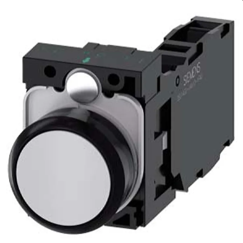 Siemens Drucktaster 22mm rund grau 1S1OE 3SU1100-0AB80-1FA0